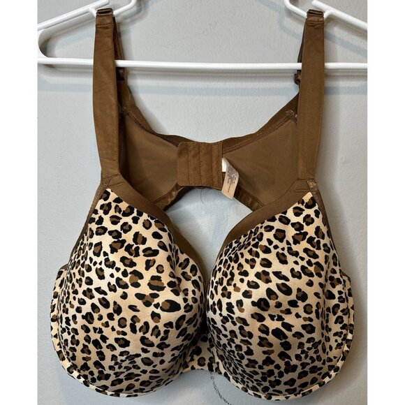 Cacique Other - Cacique Leopard Print Underwire Bra in Brown and Cream